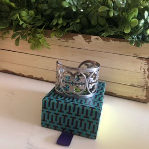 Tory Burch silver cuff bracelet